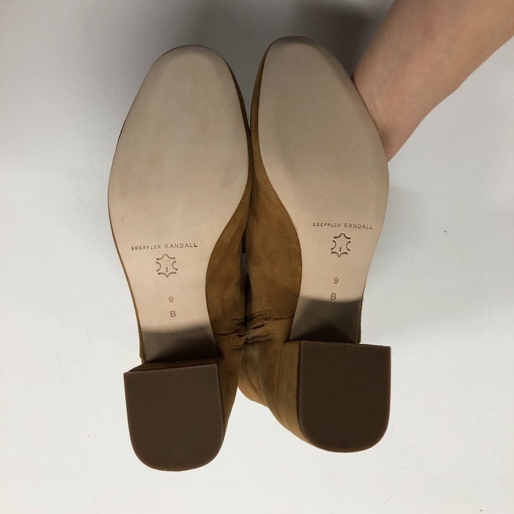 LOEFFLER RANDALL Suede Carter Camel Ankle Boots - Picture 5 of 8